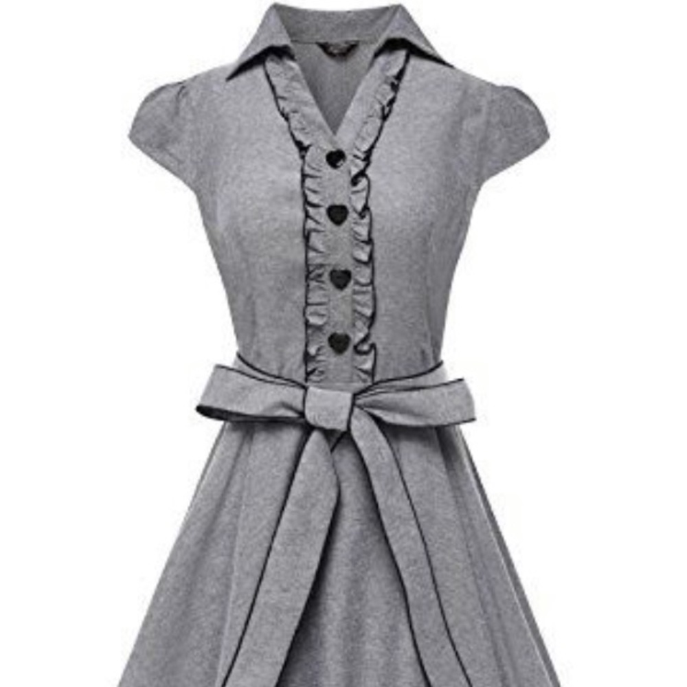 Anni Coco dress from ModCloth - heart buttons